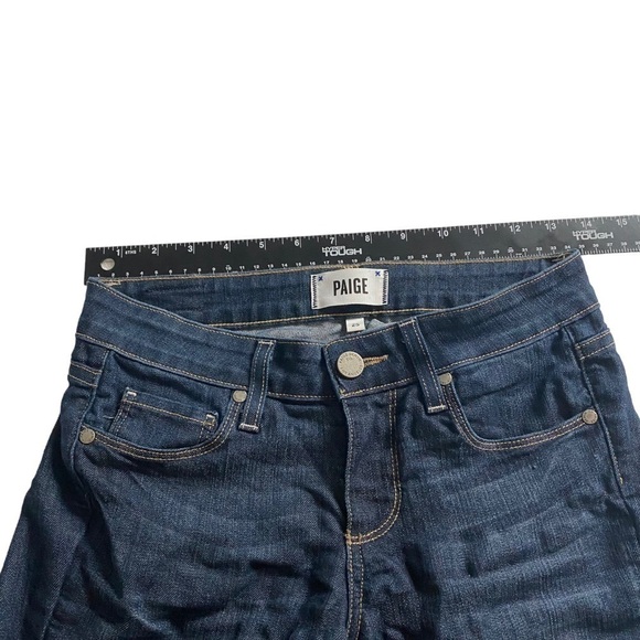 Paige Kylie Crop Dark Blue Jeans Size 25 - Picture 6 of 11